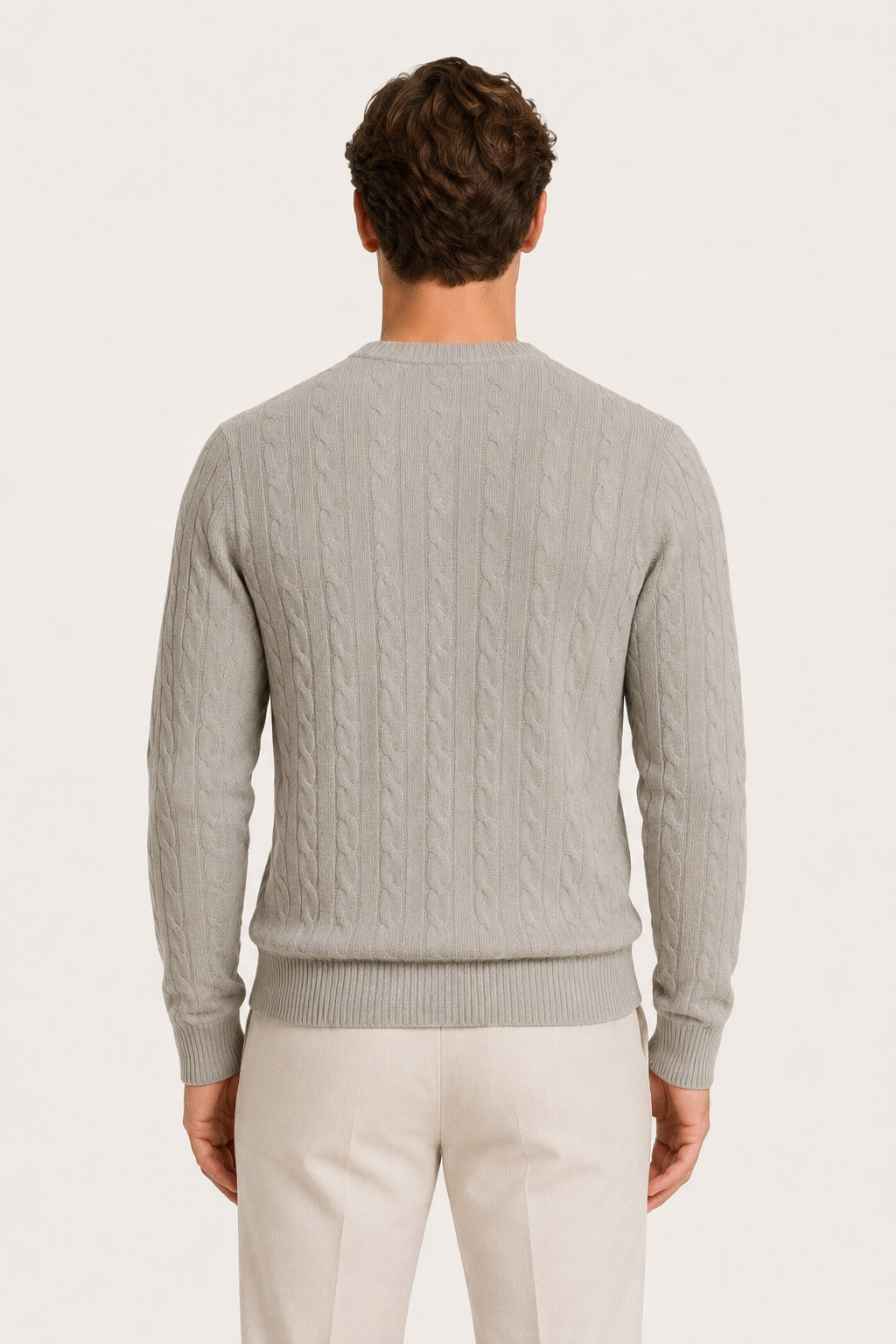 Artisan Cable Knit Gray