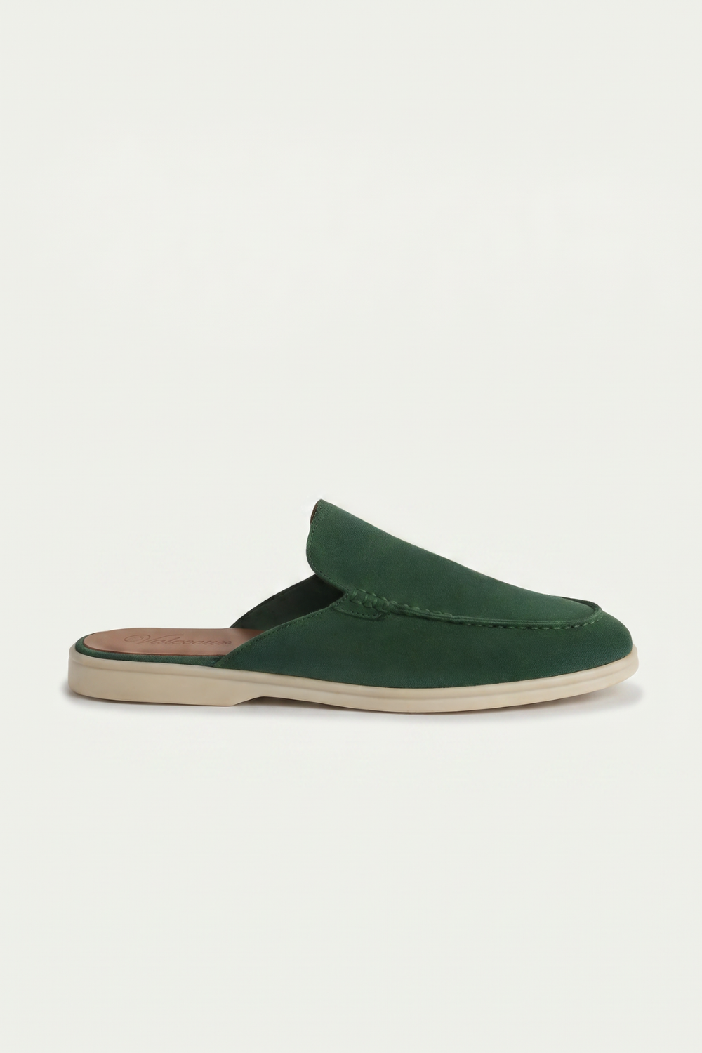 Ancestral Suede Mule Forest Green