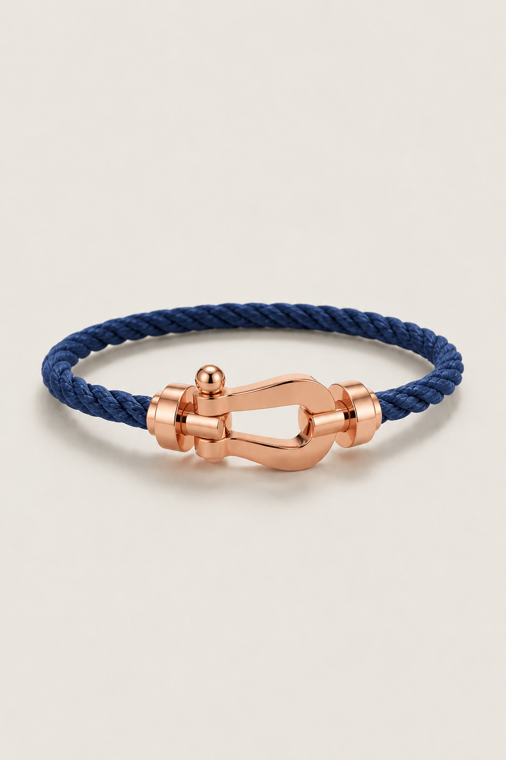 Aurelio Bracelet Navy / Rose Gold