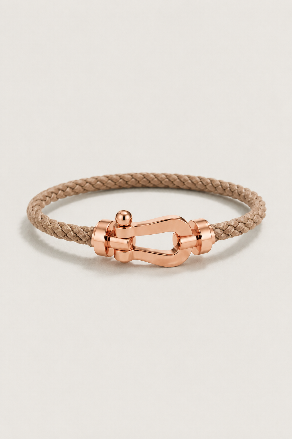 Aurelio Bracelet Light Brown / Rose Gold
