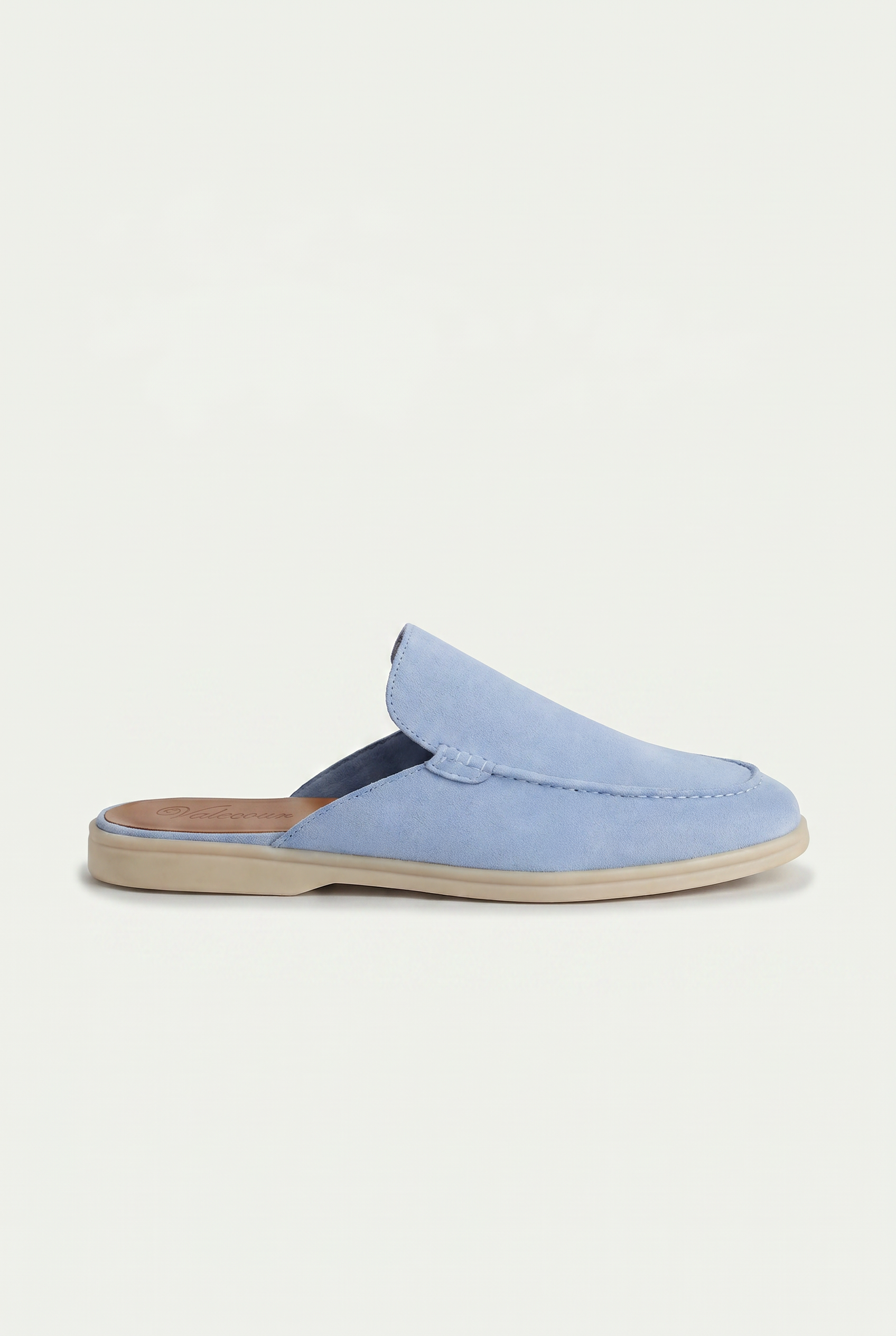 Ancestral Suede Mule Light Blue