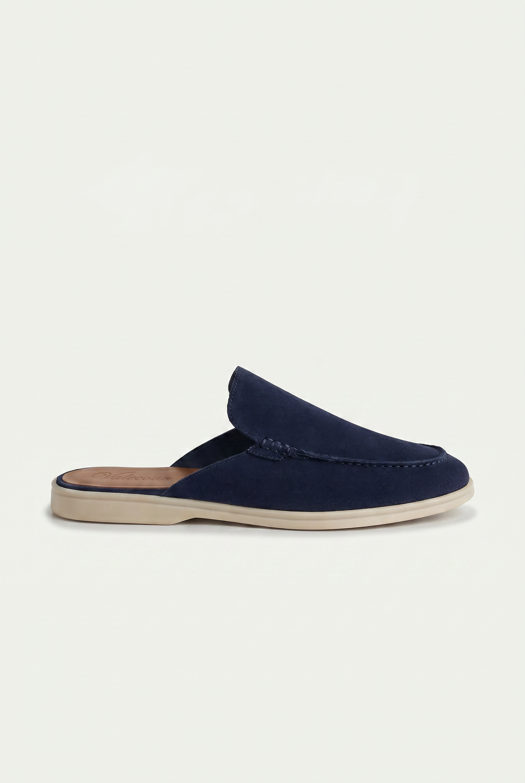 Ancestral Suede Mule Navy Blue
