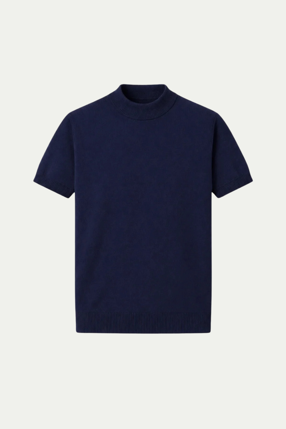 Azure Knit Tee Navy