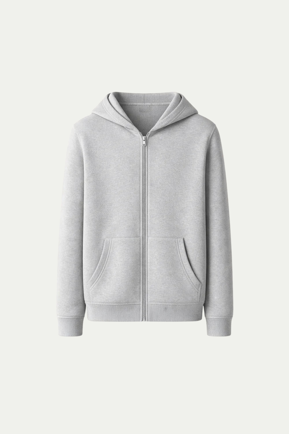 Signature Zip Light Grey