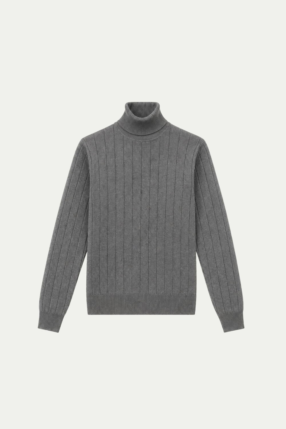 Tailored Turtleneck Grey