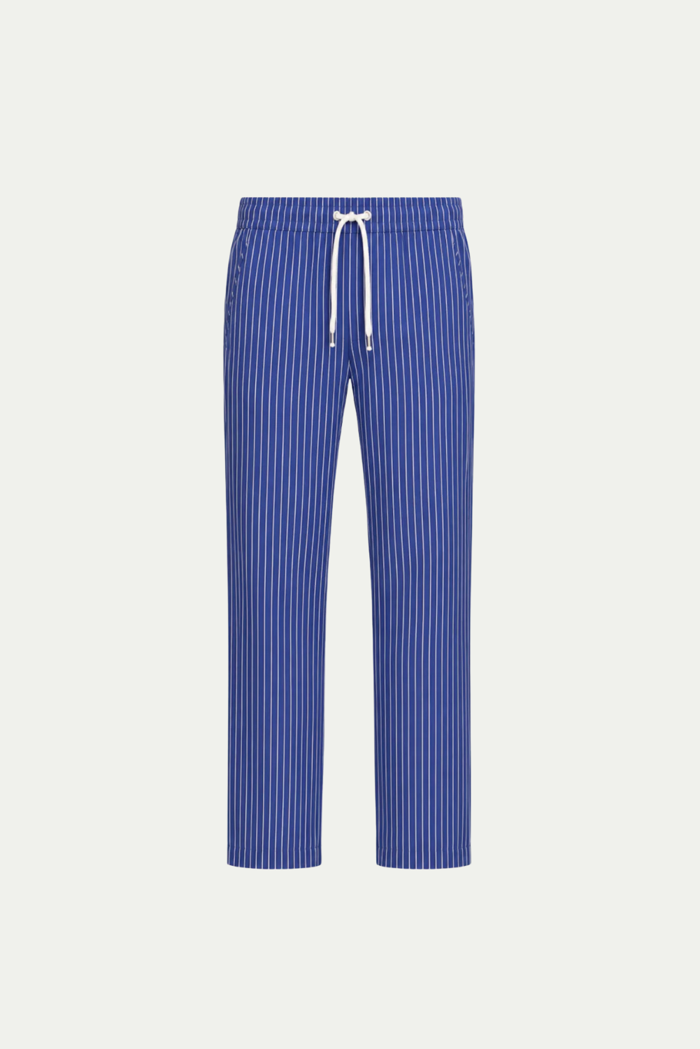 Amalfi Linen Stripe Pants Blue