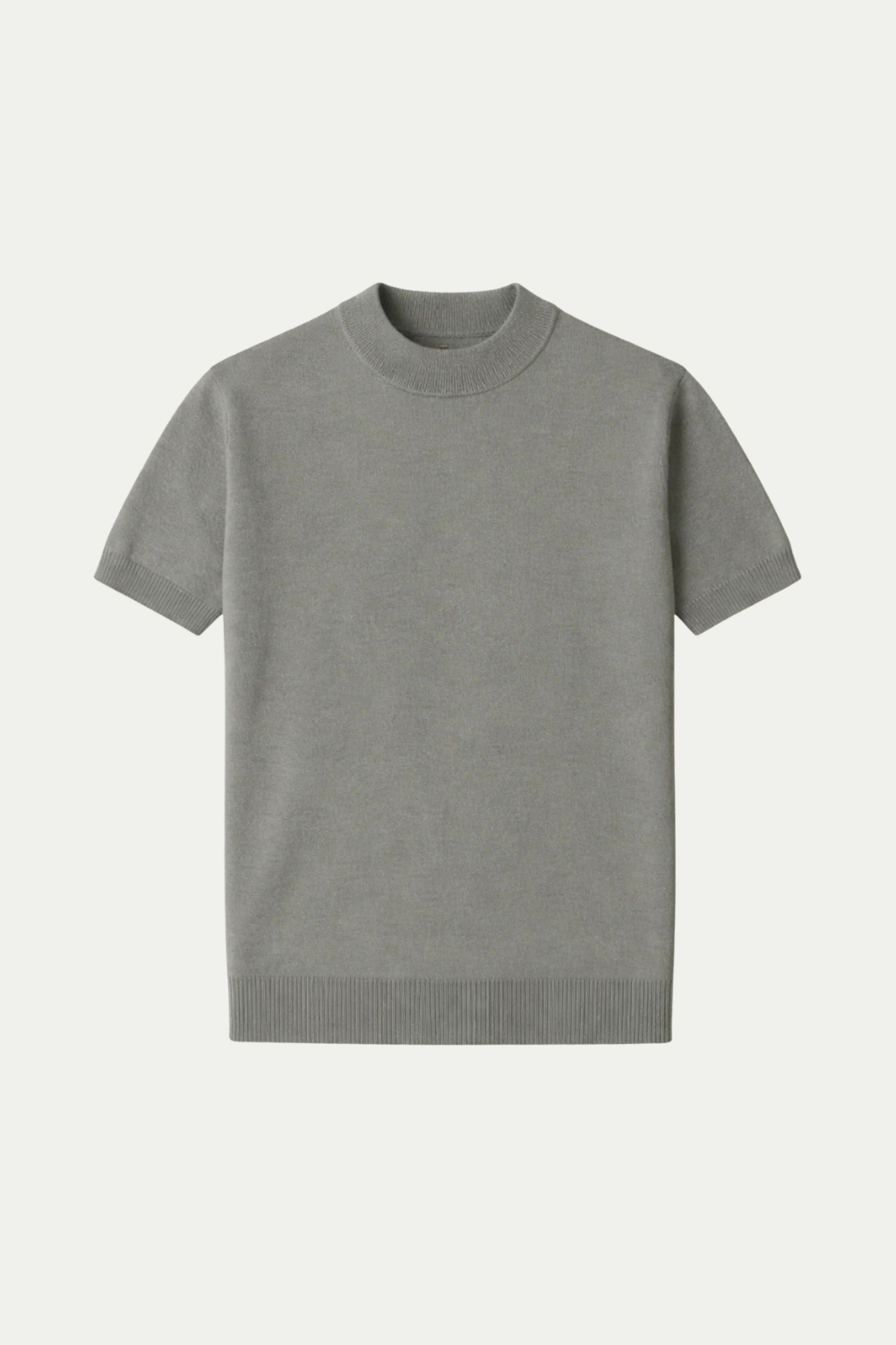 Azure Knit Tee Stone Green