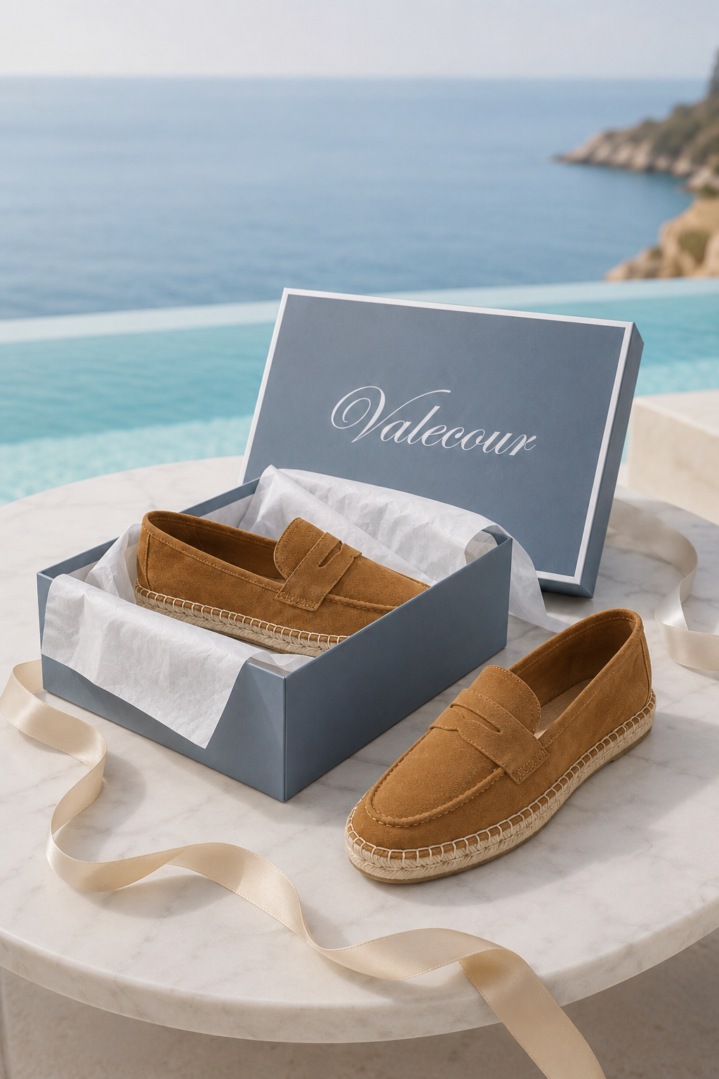 Como Suede Espadrille Brown