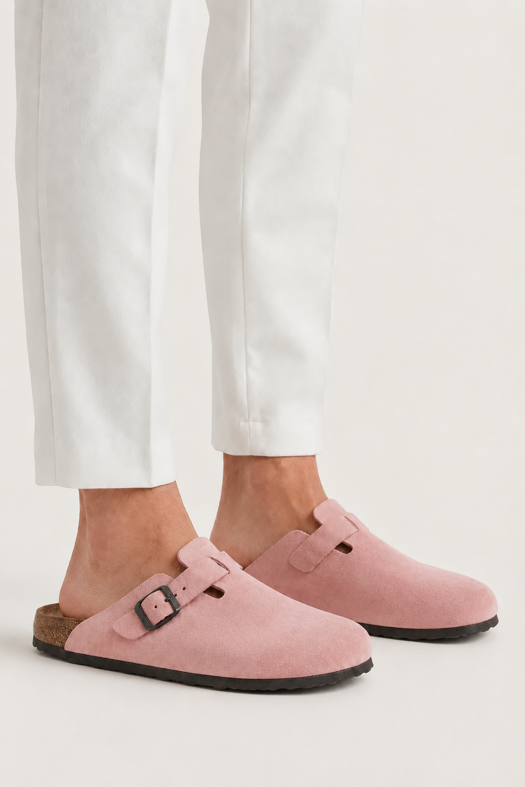 Montreux Suede Clog Blush