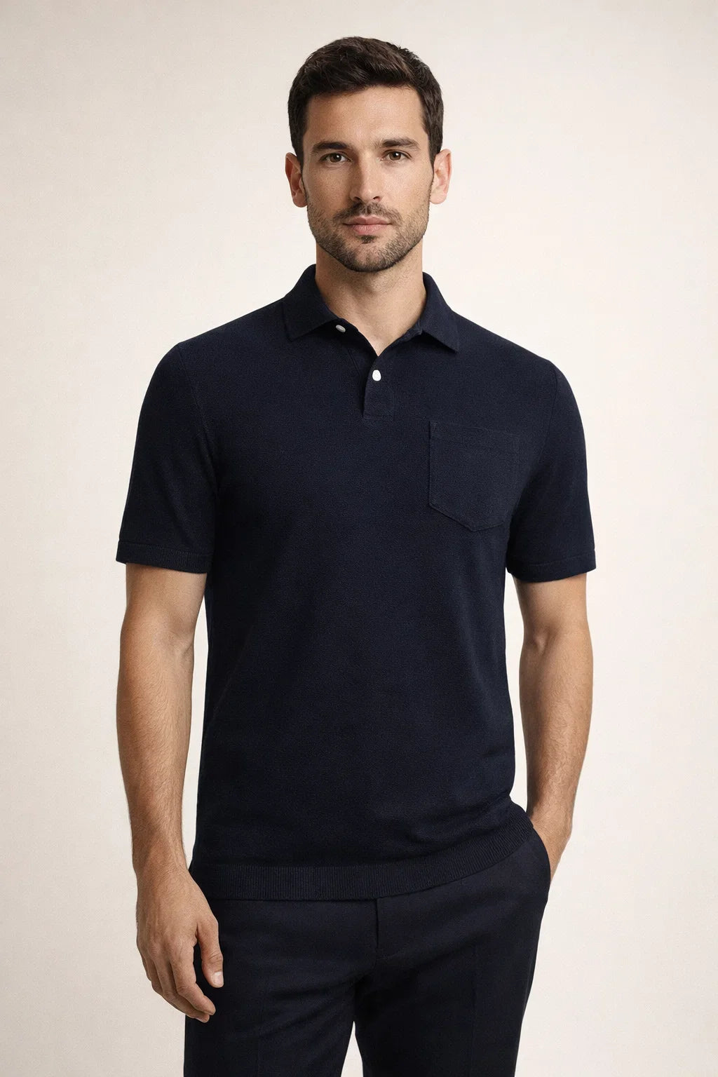 Riviera Terry Polo Navy
