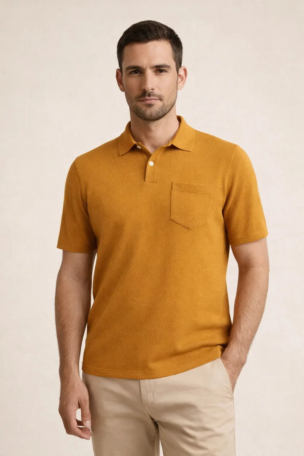 Riviera Terry Polo Ochre