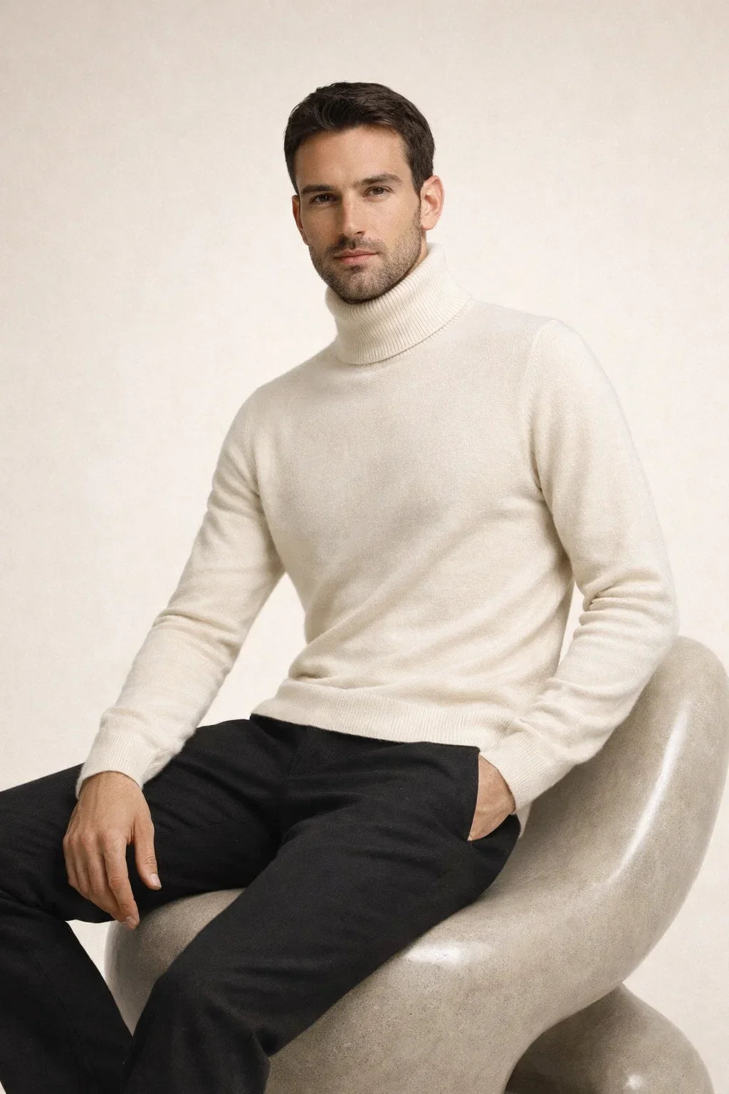Intemporel Turtleneck Ivory