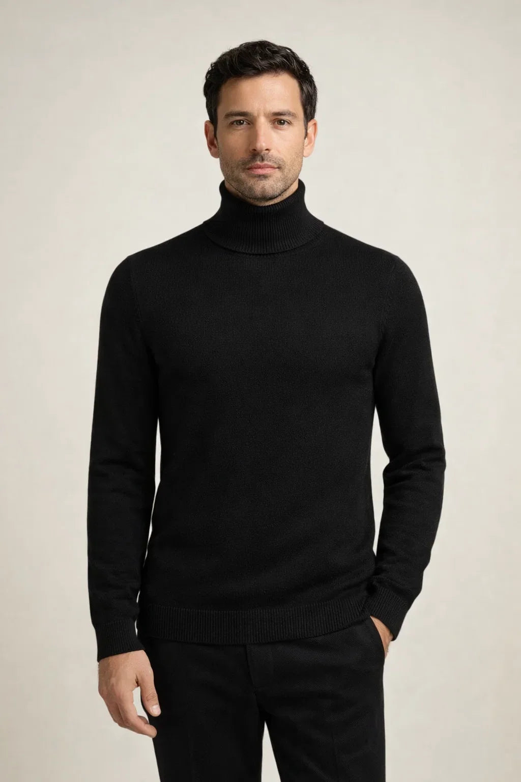 Intemporel Turtleneck Black