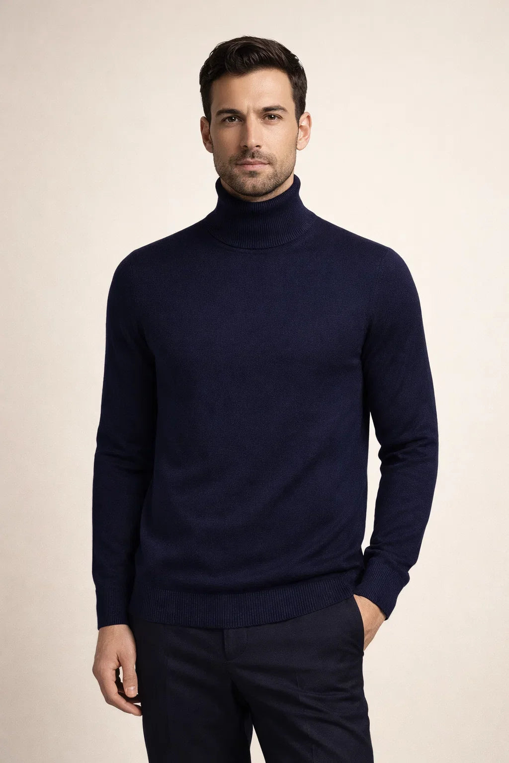 Intemporel Turtleneck Navy